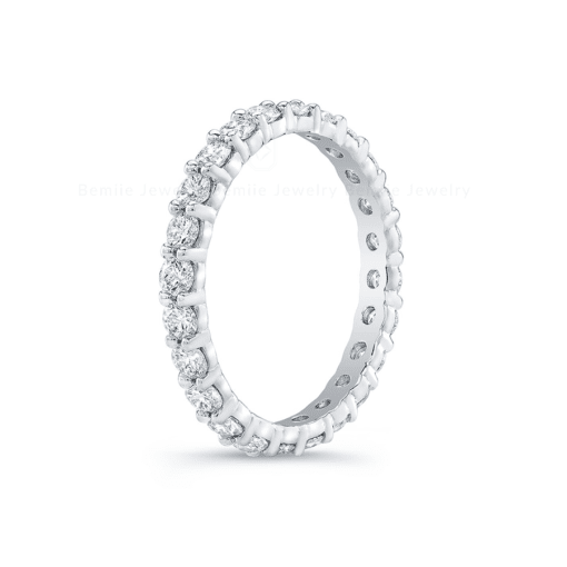 Nhẫn cầu hôn round Eternity band - ERBJ051 - Hình ảnh 2