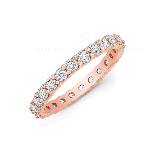 Nhẫn cầu hôn round Eternity band - ERBJ051 - Hình ảnh 3