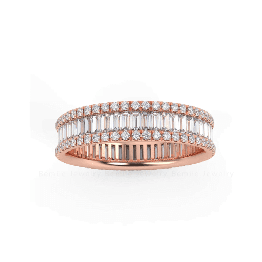 Nhẫn Nữ Baguette Eternity Band - RBJ009 - Hình ảnh 4