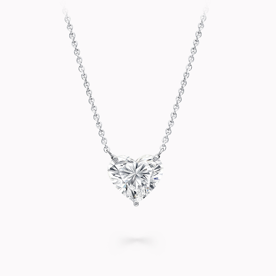 Mặt Dây Chuyền Kim Cương Moissanite Heart Solitaire PBJWHHR6.5SO