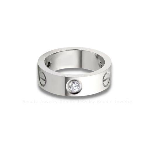 Nhẫn Love 3 Diamonds Classic 18K RBDWHRS004CAR - Hình ảnh 3