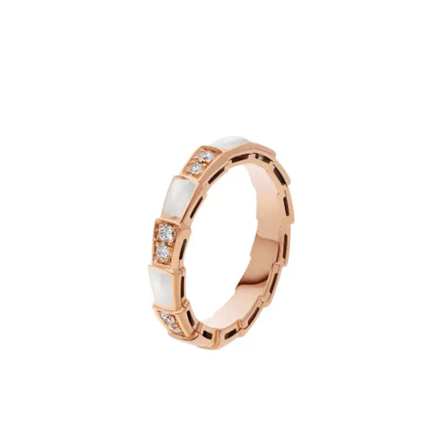 Nhẫn Serpenti Viper Rắn Kín Small Model 18K RBDRS002BVL